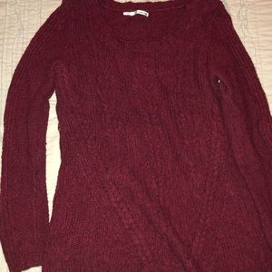 Dark purple oversized sweater